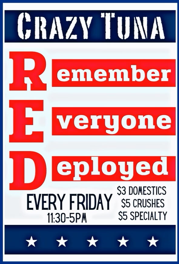 Red Flyer fRIDAY hAPPY hOUR